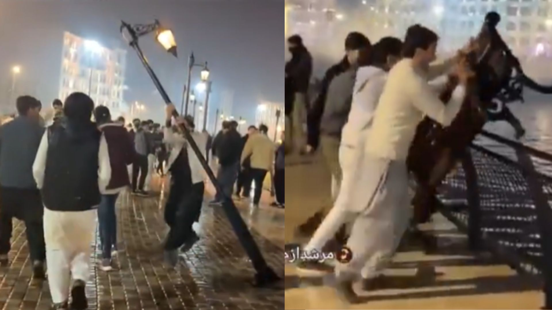 पाकिस्तान में न्यू ईयर पार्टी में क्यों मचा बवाल? टिकट लेकर भी भीड़ ने चलाए पत्थर, पोल तक उखाड़े- VIDEO