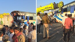 रामदेवरा से दर्शन कर लौट रही बस की ट्रक से भीषण टक्कर, 4 लोगों की मौत; 21 लोग घायल