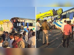 रामदेवरा से दर्शन कर लौट रही बस की ट्रक से भीषण टक्कर, 4 लोगों की मौत; 21 लोग घायल