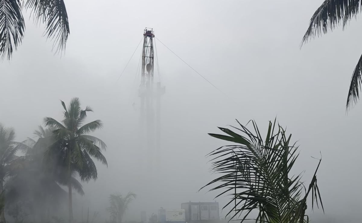 Gas Leak, Fire At ONGC Oil Well Triggers Mass Evacuation In Andhra Village
