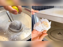 आधे कटे हुए नींबू से यूं मिनटों में चमकाएं माइक्रोवेव और चाय की छलनी, न्यूट्रिशनिस्ट ने बताया कमाल का किचन हैक