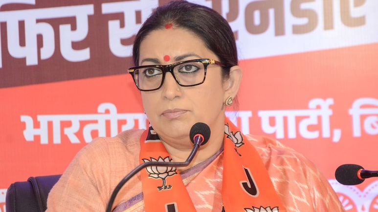 "Feudal Mindset": Smriti Irani Slams Congress Over Women's Reservation Bill