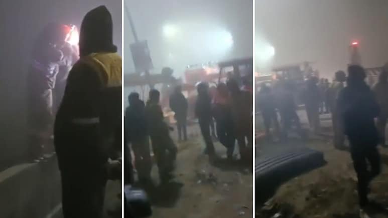 पानी में पत्थर, बिना रस्सी पानी में उतरता शख्स...ग्रेटर नोएडा में इंजीनियर के आखिरी पलों का वीडियो