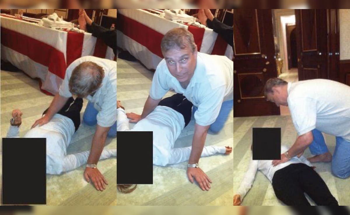 Ex-Prince Andrew Seen On All Fours Over Woman In Fresh Epstein File Images