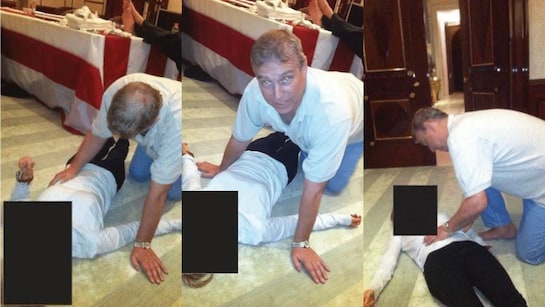 Ex-Prince Andrew Seen On All Fours Over Woman In Fresh Epstein File Images