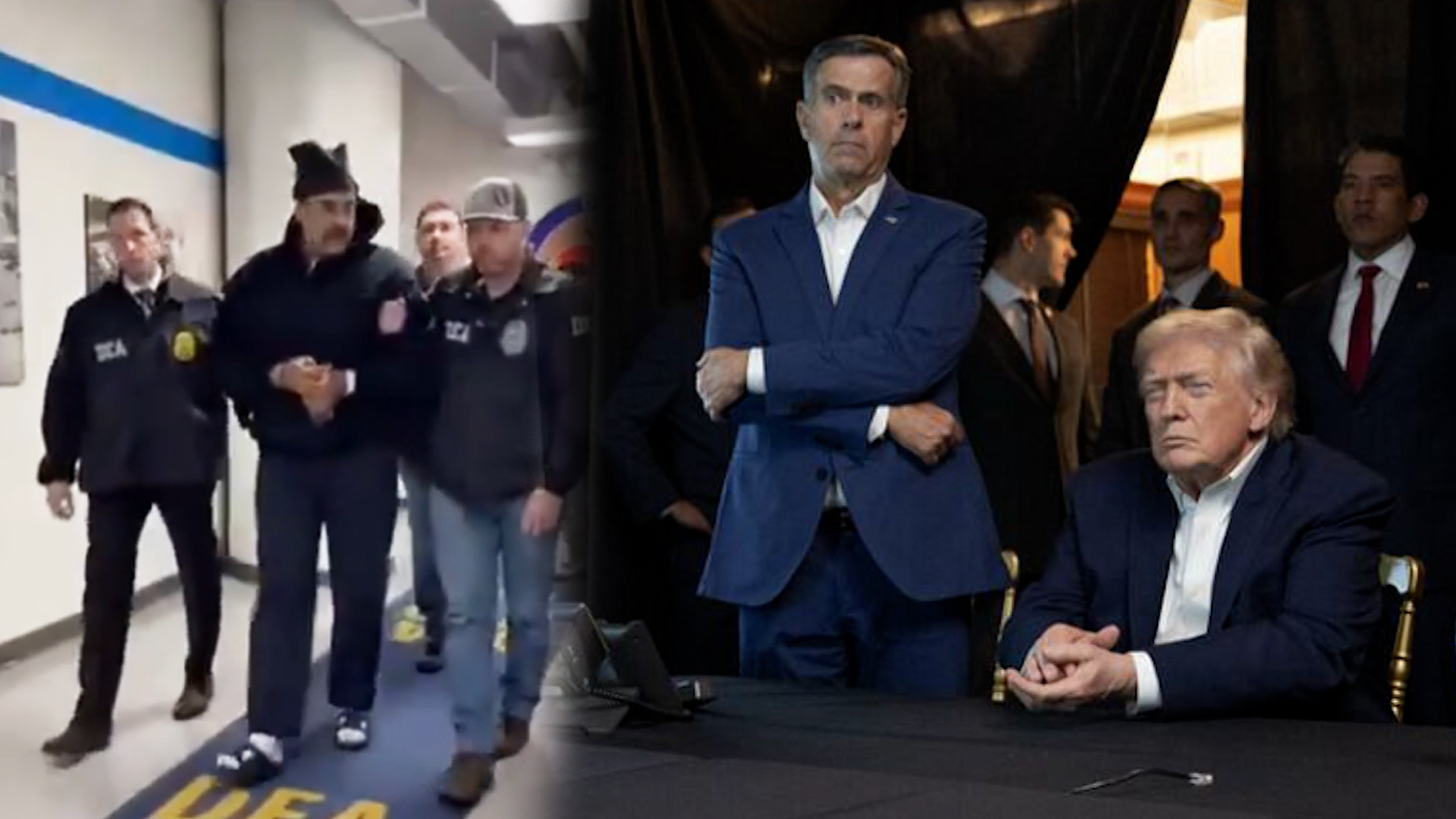 Venezuela's Captured President Maduro Inside US Drug Agency Office