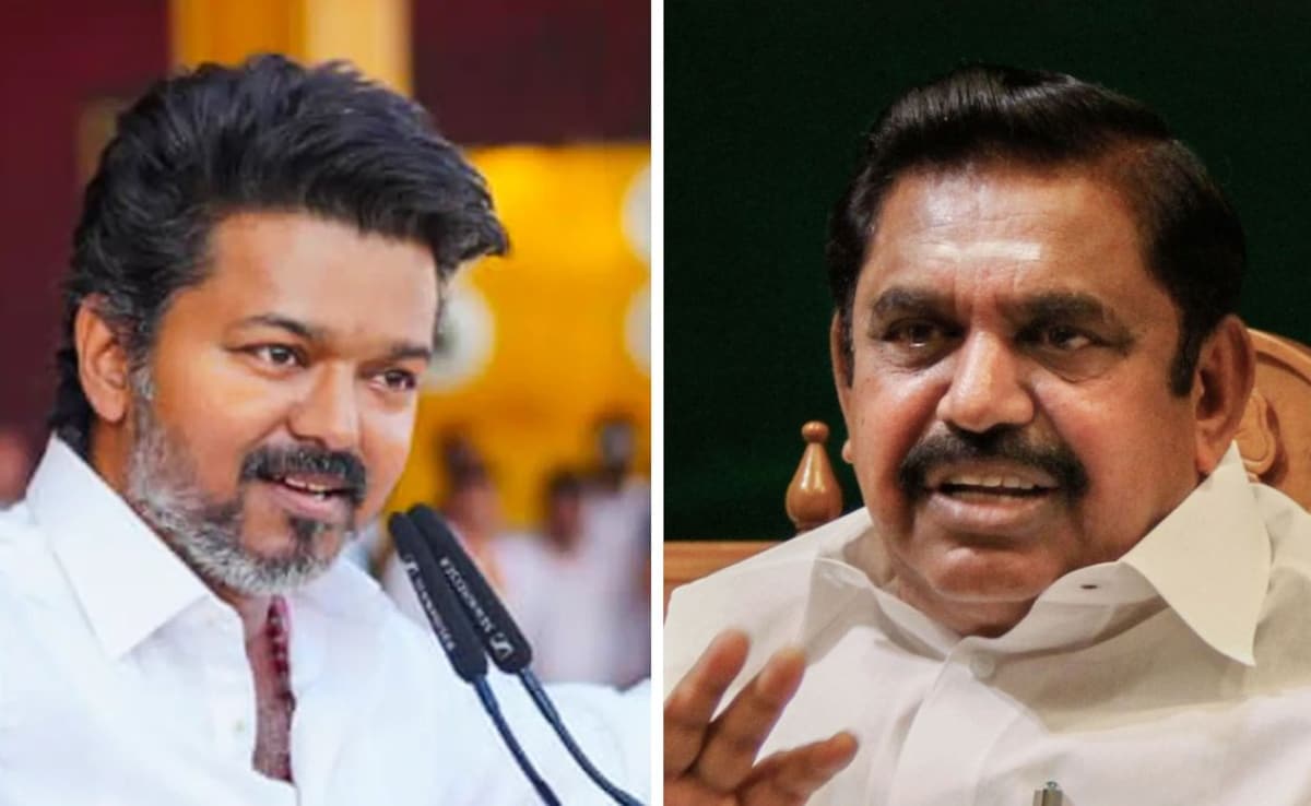 'Vijay Is Good Actor, Not Politician': EPS' Swipe At TVK Chief
