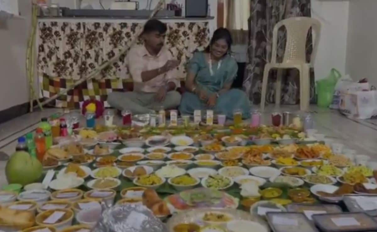 On Sankranti, Andhra Families Give Huge Feast To Sons-In-Law's 1st Homecoming