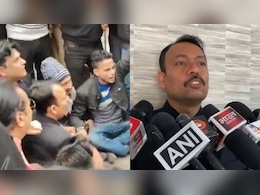 कलेक्ट्रेट पर धरने पर बैठे निलंबित सिटी मजिस्ट्रेट अलंकार अग्निहोत्री, SIT जांच की रखी मांग