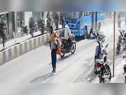 Video: Surat Biker's Attempt To Overtake Bus From Left Goes Wrong, 1 Dead