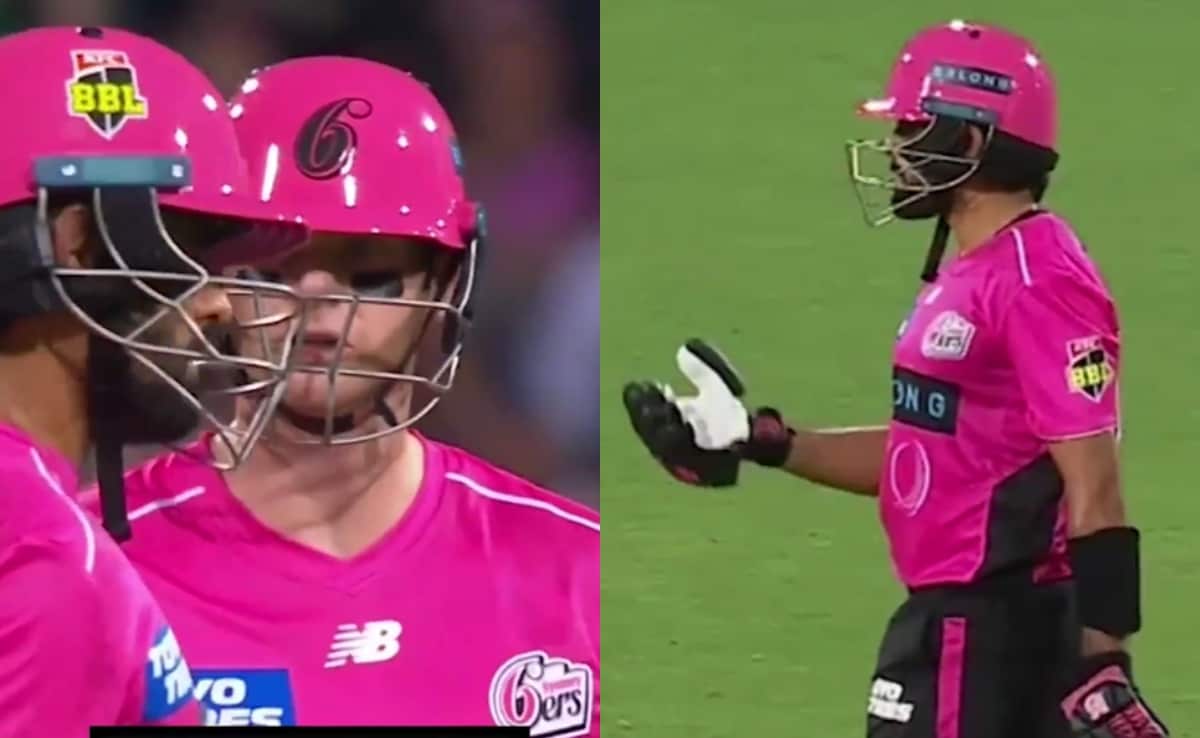 Watch: Steve Smith Denies Single To Babar Azam, Then Smashes 4 Sixes In A Row During BBL Match