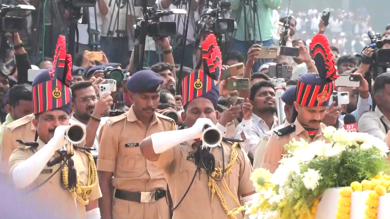 Ajit Pawar Laid To Rest With Full State Honours In Baramati