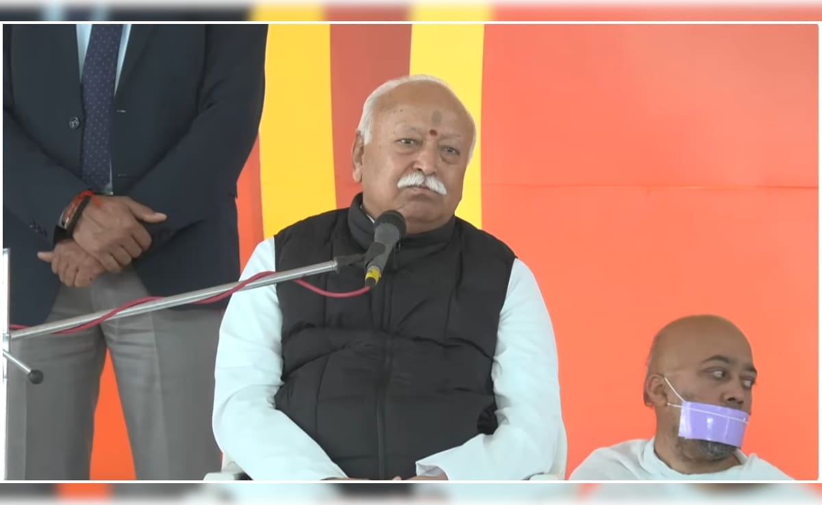 "India's Job To Teach Dignity Through Its Conduct": RSS Chief Mohan Bhagwat