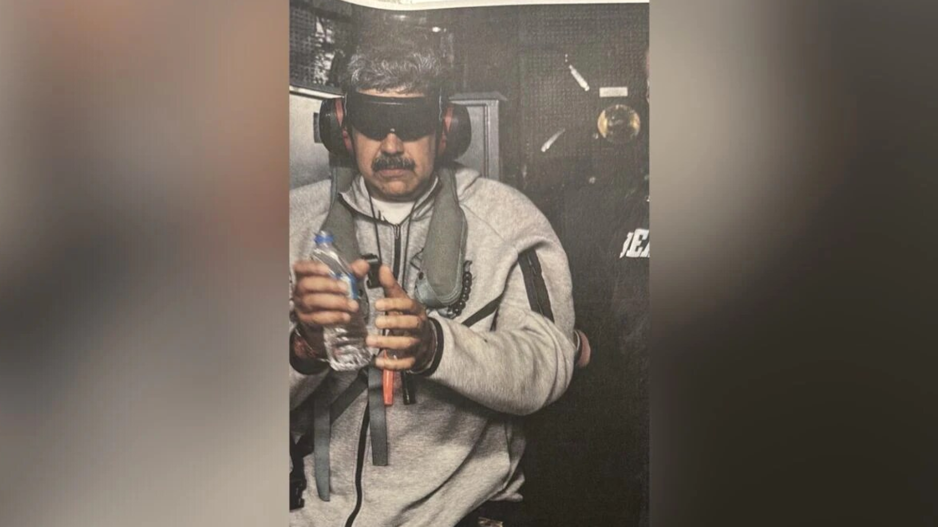 Trump Releases 1st Picture Of Nicolas Maduro On Board US Warship