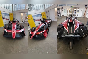 Davos 2026: Mahindra Showcases Formula-E Race Car