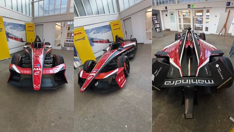 Davos 2026: Mahindra Showcases Formula-E Race Car