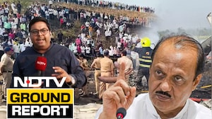 Aircraft Missed Makeshift Runway, Crashed Into Ravine: NDTV At Baramati Crash Site