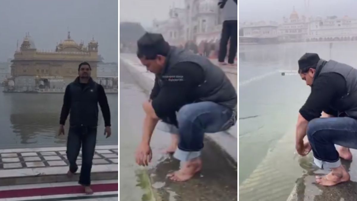 स्वर्ण मंदिर में वजू करने वाला शख्स गिरफ्तार, बोला- अनजाने में हुई गलती, SGPC ने कहा- जानबूझकर किया था