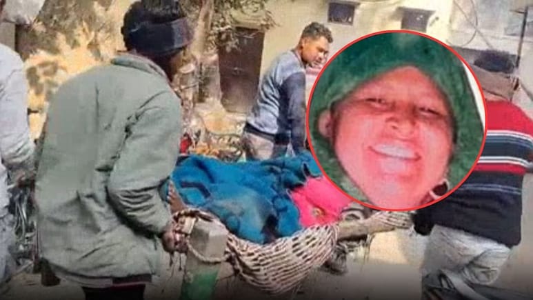 बेटे ने की मां की निर्मम हत्या, सिर पर ताबड़तोड़ ईंट मारता रहा बेटा, खड़े देखते रहे गांव के लोग