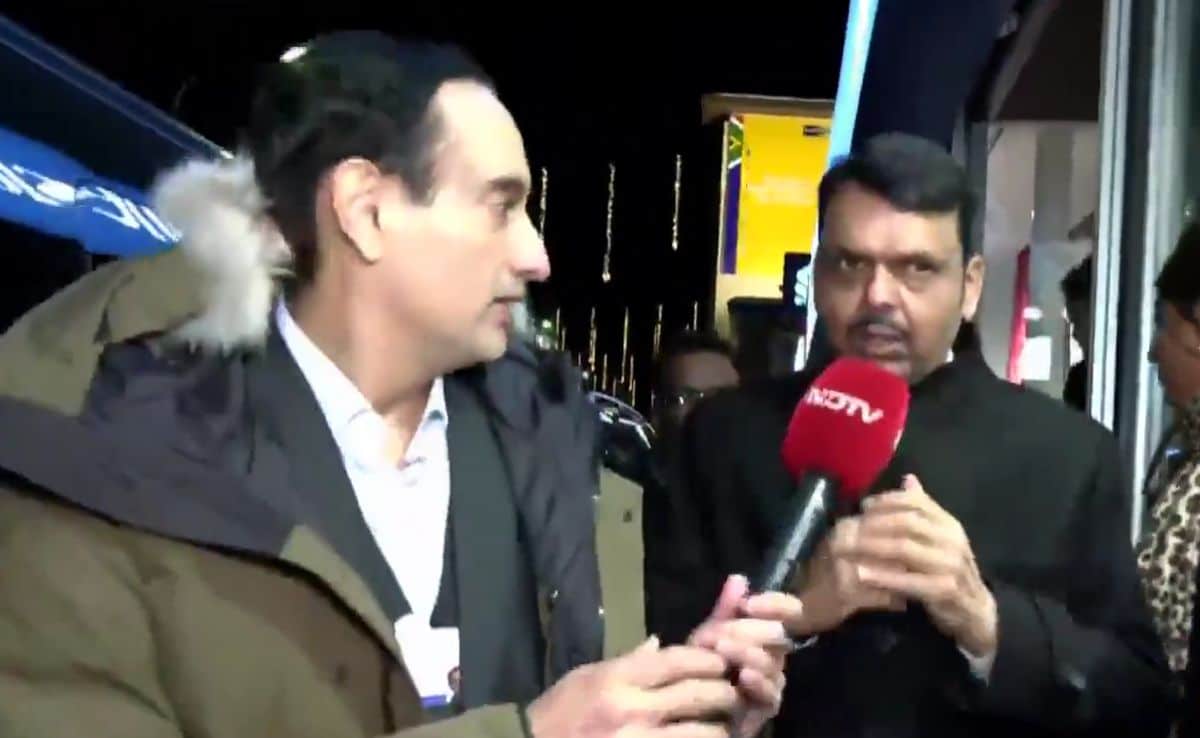 Devendra Fadnavis Explains Why He's At Davos With "Small Minds" Jab At Critics