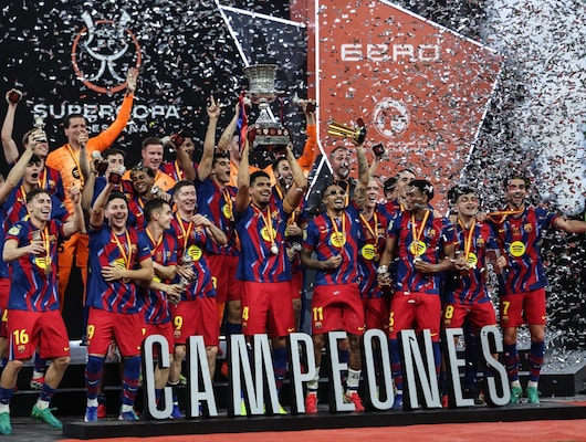 Raphinha Slams Brace As Barcelona Beat Real Madrid To Clinch Supercopa Title