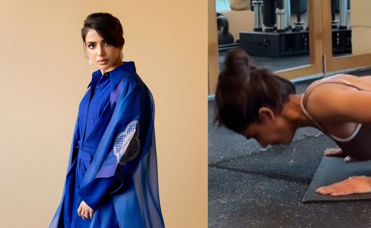 Samantha Ruth Prabhu Shares Advanced Push-Up Challenge Highlighting Strength and Focus