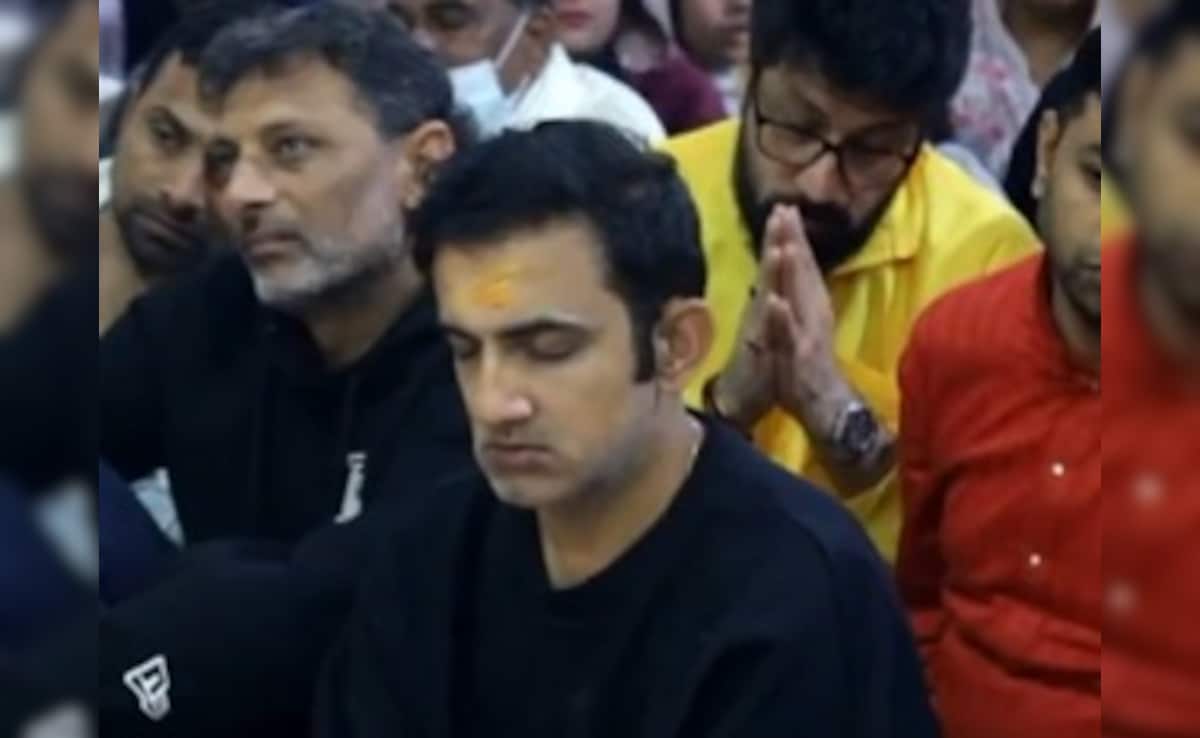 मुझे विश्वास है, आखिरी वनडे से पहले उज्जैन पहुंचे कोच गौतम गंभीर, महाकाल का किया दर्शन, भस्म आरती में लिया हिस्सा