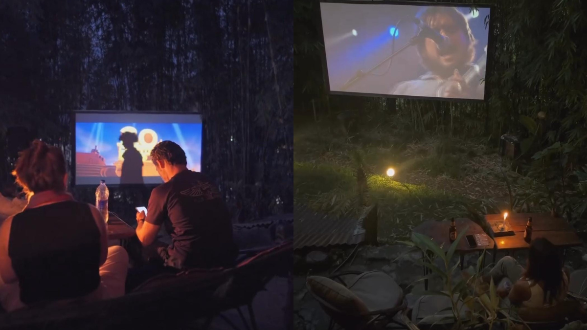Viral Video Takes Viewers Into A Surreal Movie Theatre In A Forest In Nepal