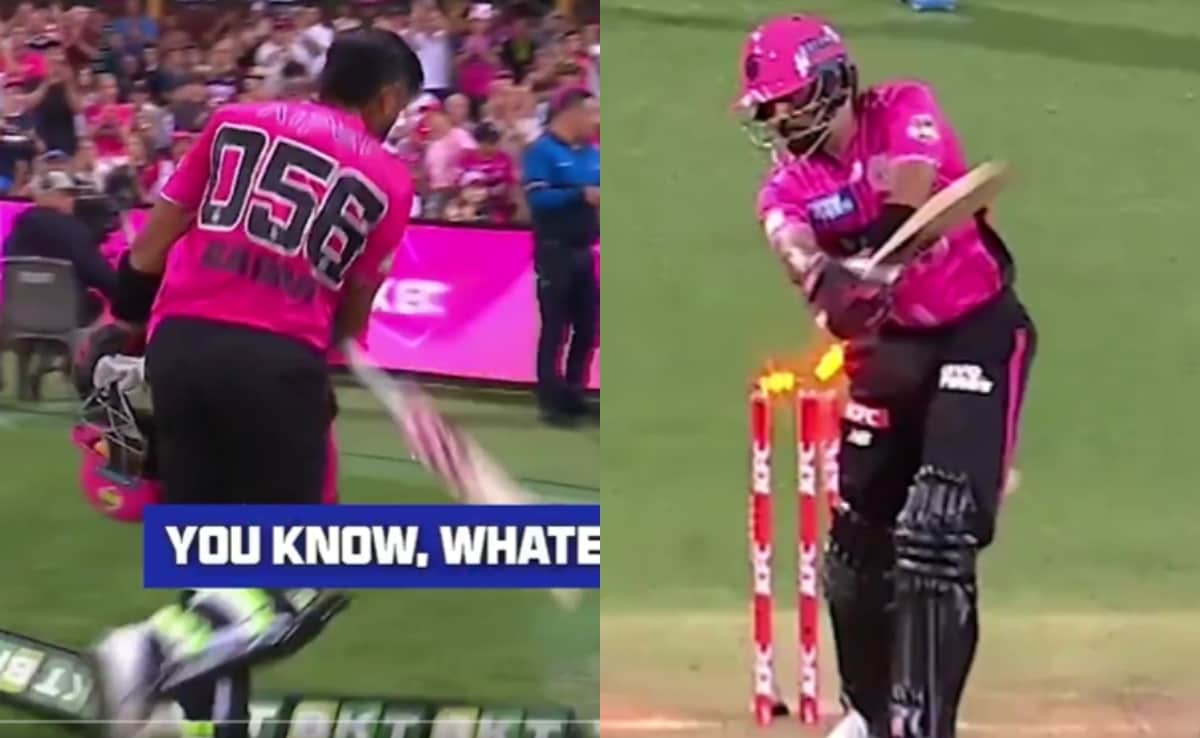 Babar Azam Vents Out Frustration After A 39-Ball 47 For Sydney Sixers In BBL. Was There Steve Smith Connection?