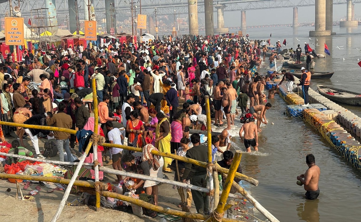 Over 9 Lakh Devotees Take Holy Dip In Prayagraj On Ekadashi