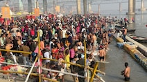 Over 9 Lakh Devotees Take Holy Dip In Prayagraj On Ekadashi