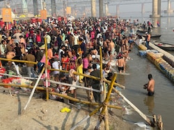 Over 9 Lakh Devotees Take Holy Dip In Prayagraj On Ekadashi