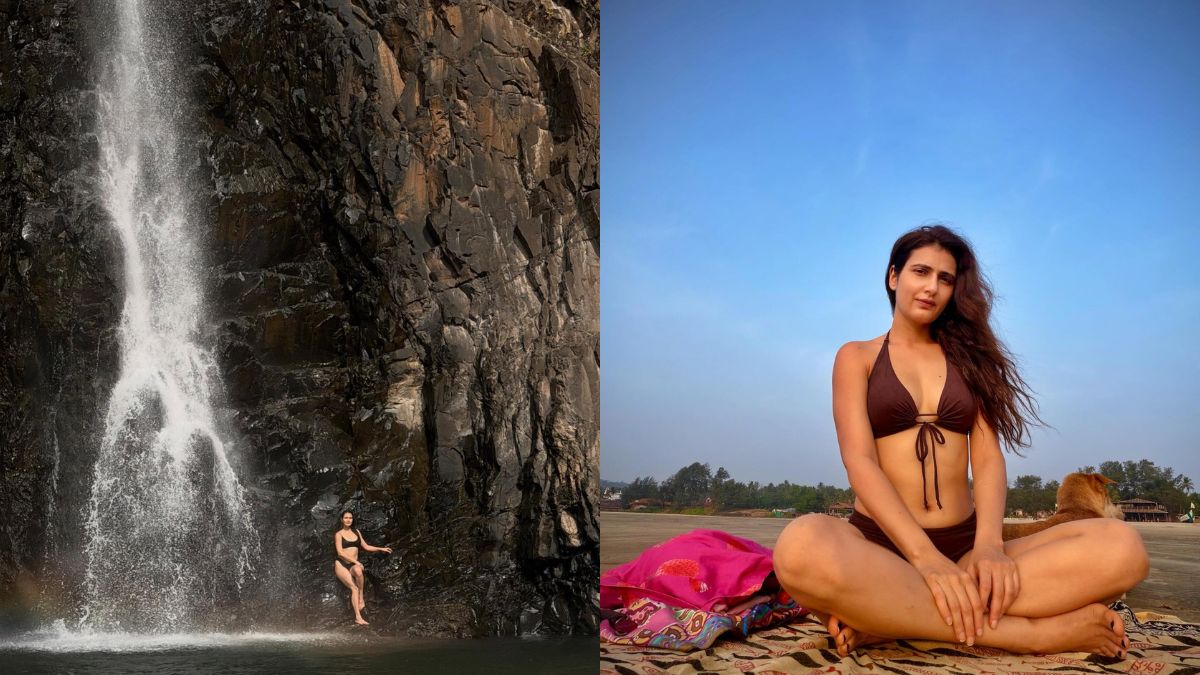 Video: After '20 Minutes To Take The Leap', Fatima Sana Shaikh Goes Cliff-Diving In Goa
