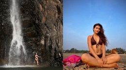 Video: After '20 Minutes To Take The Leap', Fatima Sana Shaikh Goes Cliff-Diving In Goa
