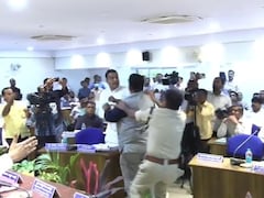 Political 'Punch Up' In Karnataka, Meeting Ends In Brawl Between Rivals