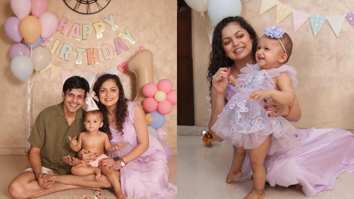 TV Actor Drashti Dhami Introduces Daughter Leela To The World With First Birthday Pictures