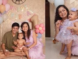 TV Actor Drashti Dhami Introduces Daughter Leela To The World With First Birthday Pictures