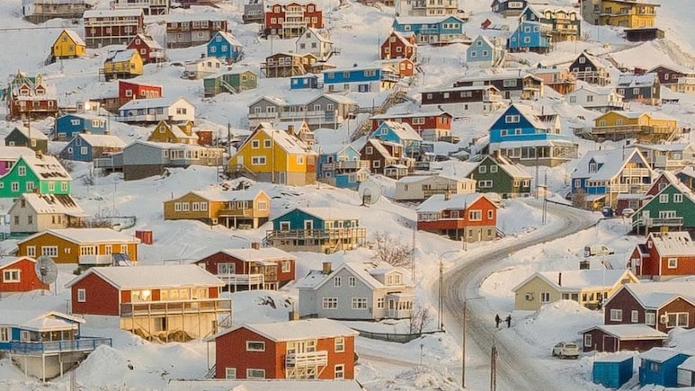 What Greenland Looks Like In Winter And Summer