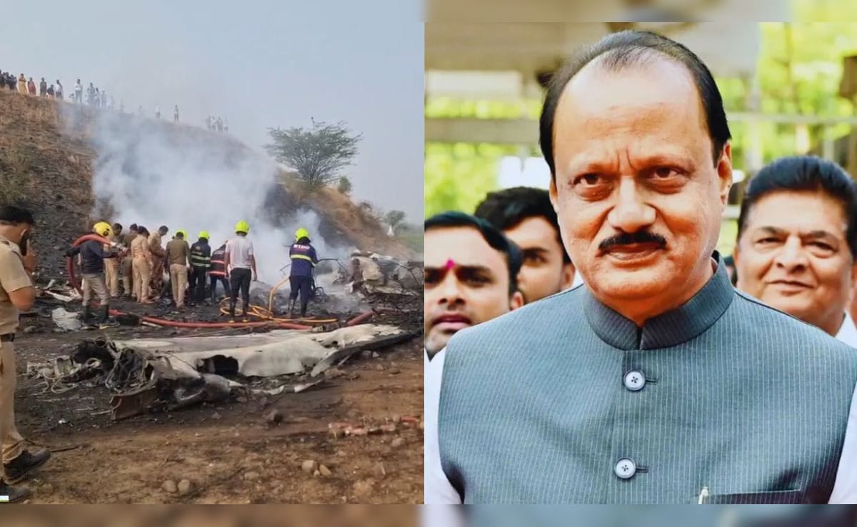 Ajit Pawar Dies In Plane Crash In Maharashtra's Baramati