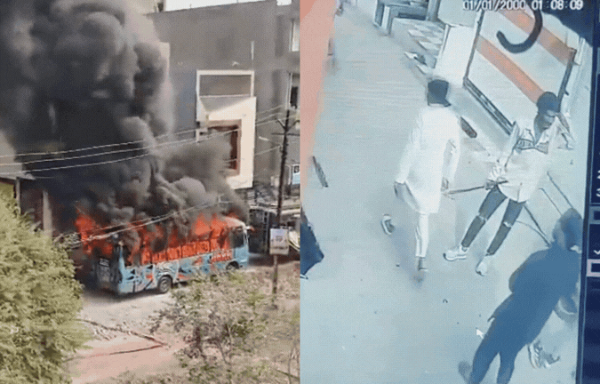 उज्जैन के तराना में तनाव: अवैध काम रोकने पर शुरू हुआ विवाद, पथराव का CCTV; 18 गिरफ्तार