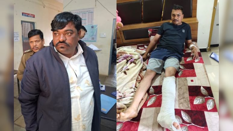 आधी रात में पुलिस पर पथराव, आरक्षक घायल; अवैध परिवहन को रोकने पहुंची थी टीम