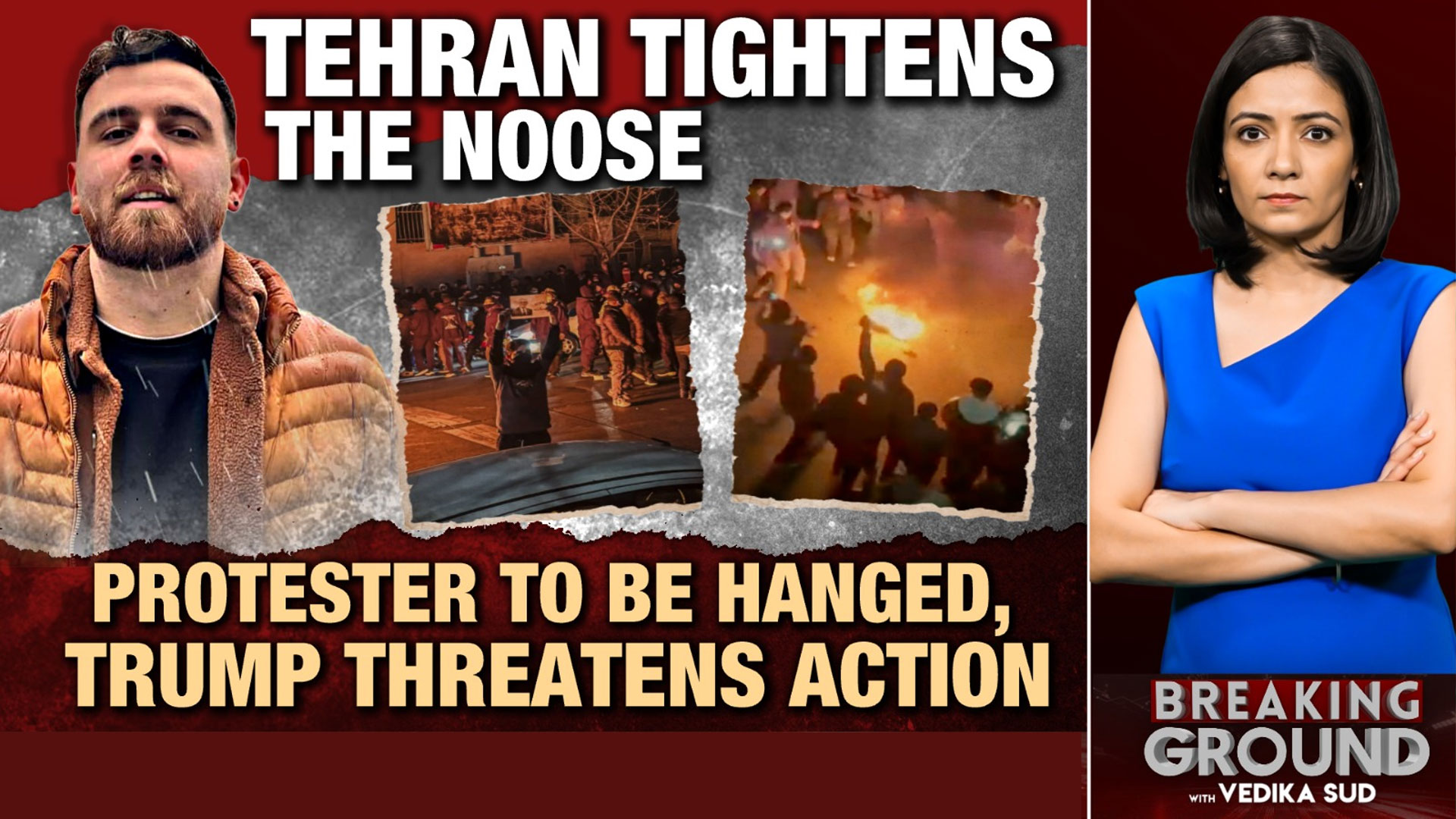 Tehran Tightens The Noose: Protester To Be Hanged, Trump Threatens Action