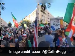 Truck Drives Into Crowd Supporting Iranian Protesters In Los Angeles