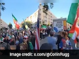 Truck Drives Into Crowd Supporting Iranian Protesters In Los Angeles Truck Drives Into Crowd Supporting Iranian Protesters In Los Angeles