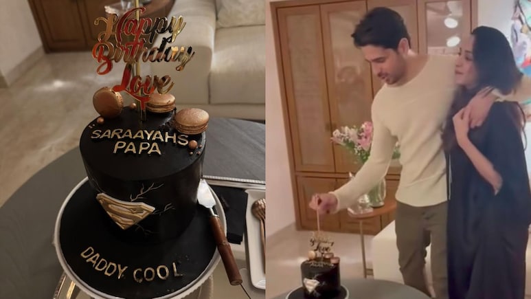 Sidharth Malhotra Cuts 'Daddy Cool' Cake On 41st Birthday, Kiara Advani Shares Sweet Post For 'Saraayah's Favourite Human'