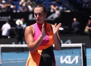 Top-ranked tennis player Aryna Sabalenka announces engagement to Georgios Frangulis