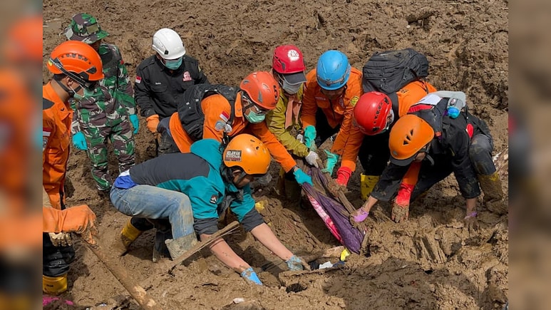Rescuers Recover More Bodies From Landslide In Indonesia, With 72 Still Missing