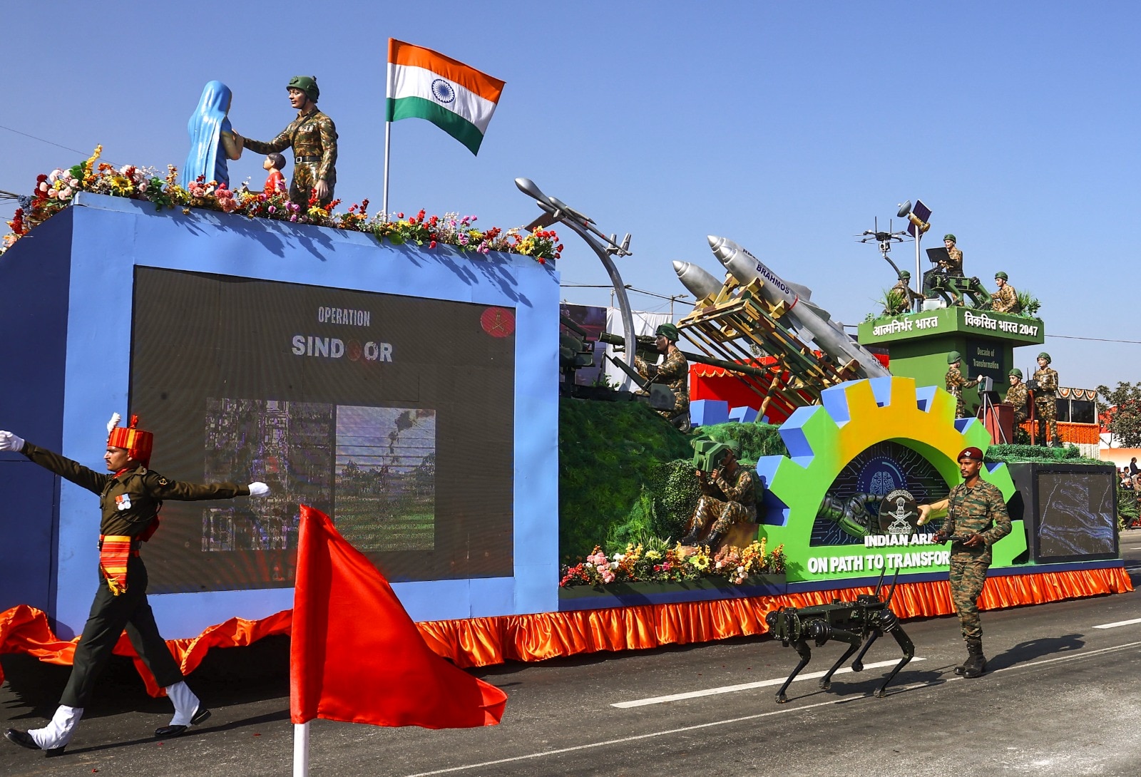 राजस्थान की राजधानी जयपुर में 78वें सेना दिवस की राष्ट्रीय परेड का भव्य आयोजन हुआ.