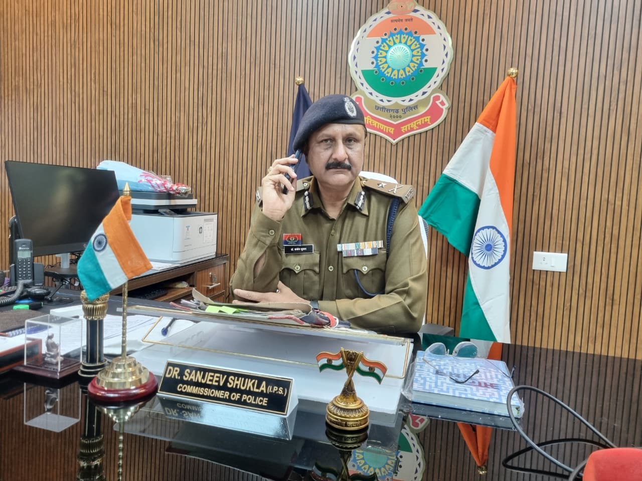 Raipur Police Commissioner Dr Sanjeev Shukla