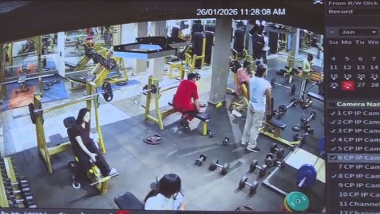 शहडोल में जिम बना मारपीट का अखाड़ा, गाना धीमा करने को लेकर युवक की बेरहमी से पिटाई, CCTV में कैद वारदात